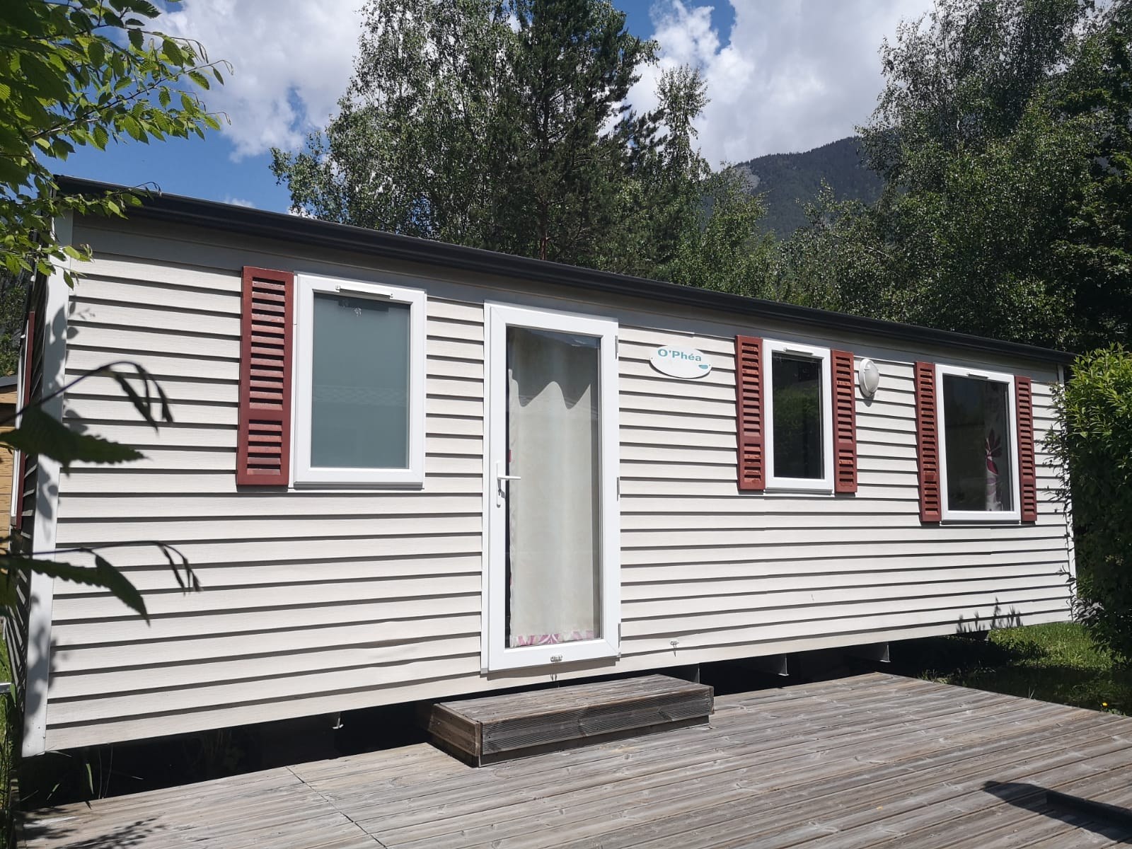 Mobil-home camping familial montagne Alpes d'Huez