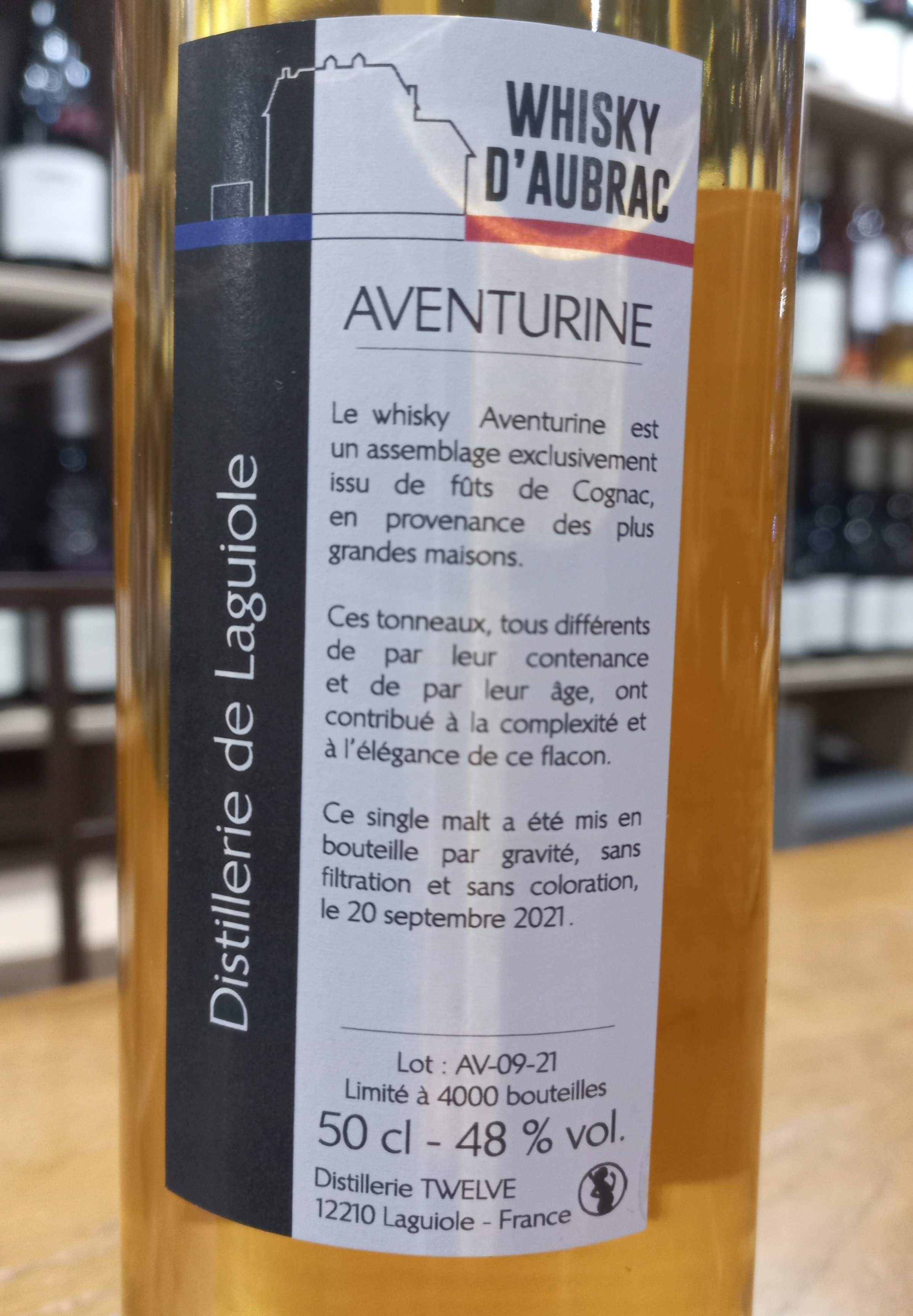 Distillerie Twelve. Whisky Aventurine