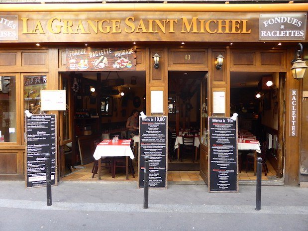 restaurant Saint Michel Paris façade