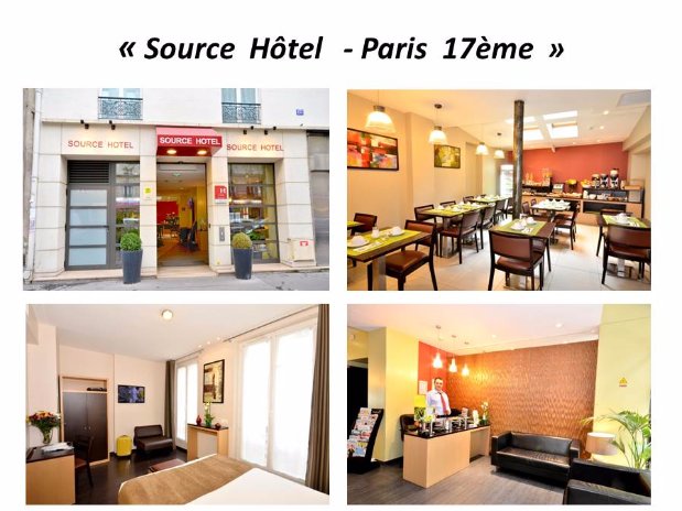 Source hôtel - hôtel familial - 3 étoiles - Paris - Montmartre - Sacré coeur - pigalle - moulin rouge - stade de france - pas cher