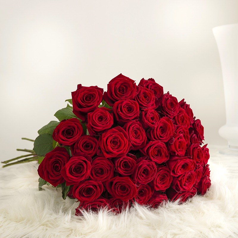 Bouquet 9 roses rouges