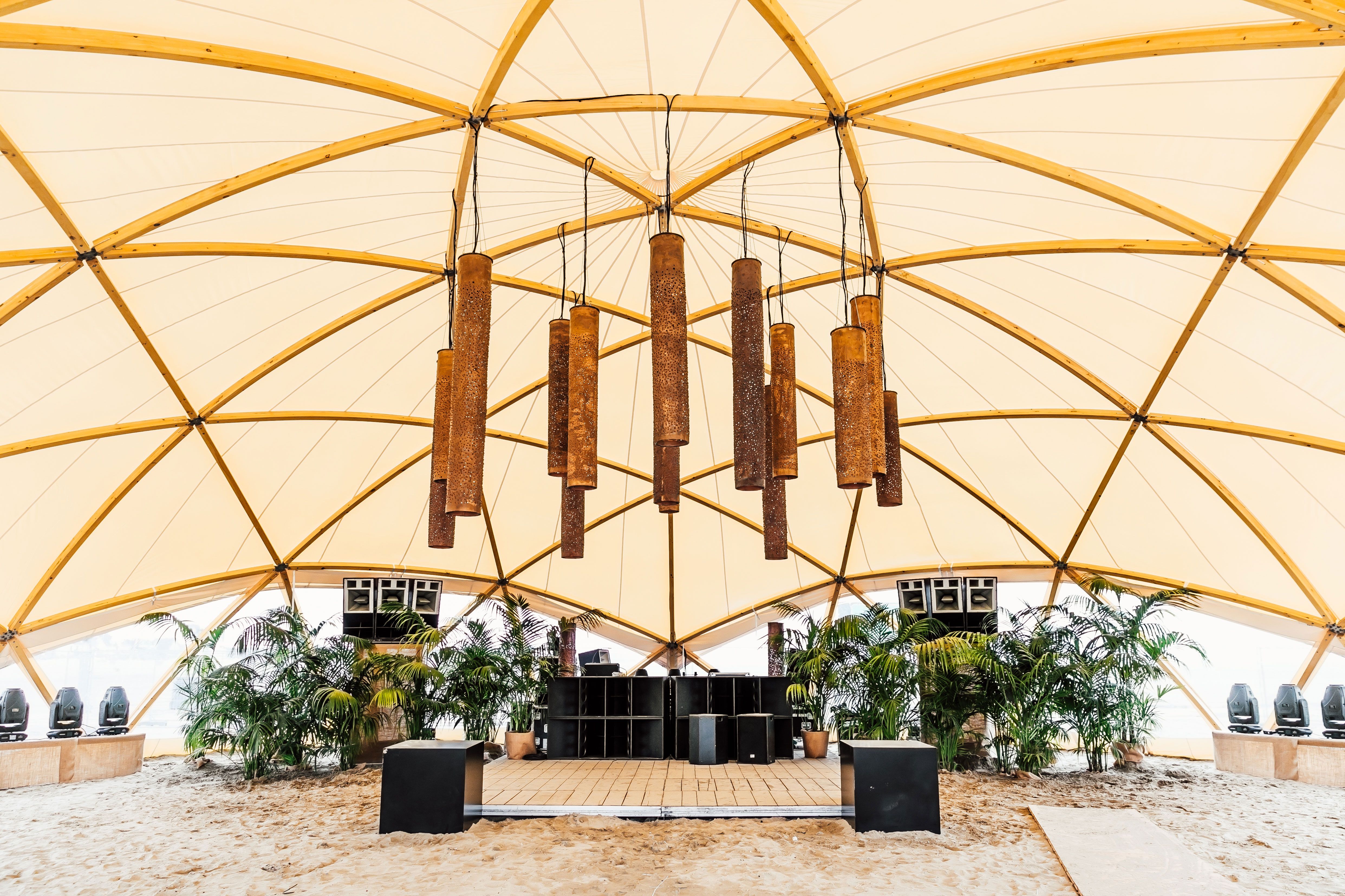 location tente design dome