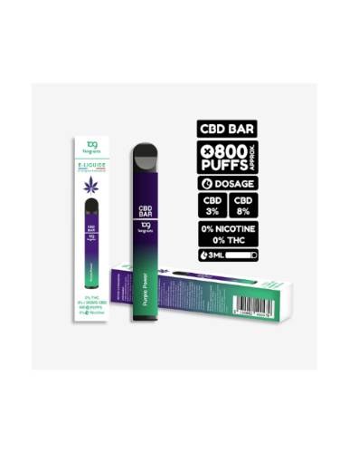 Puff bar Purple power 8% cbd