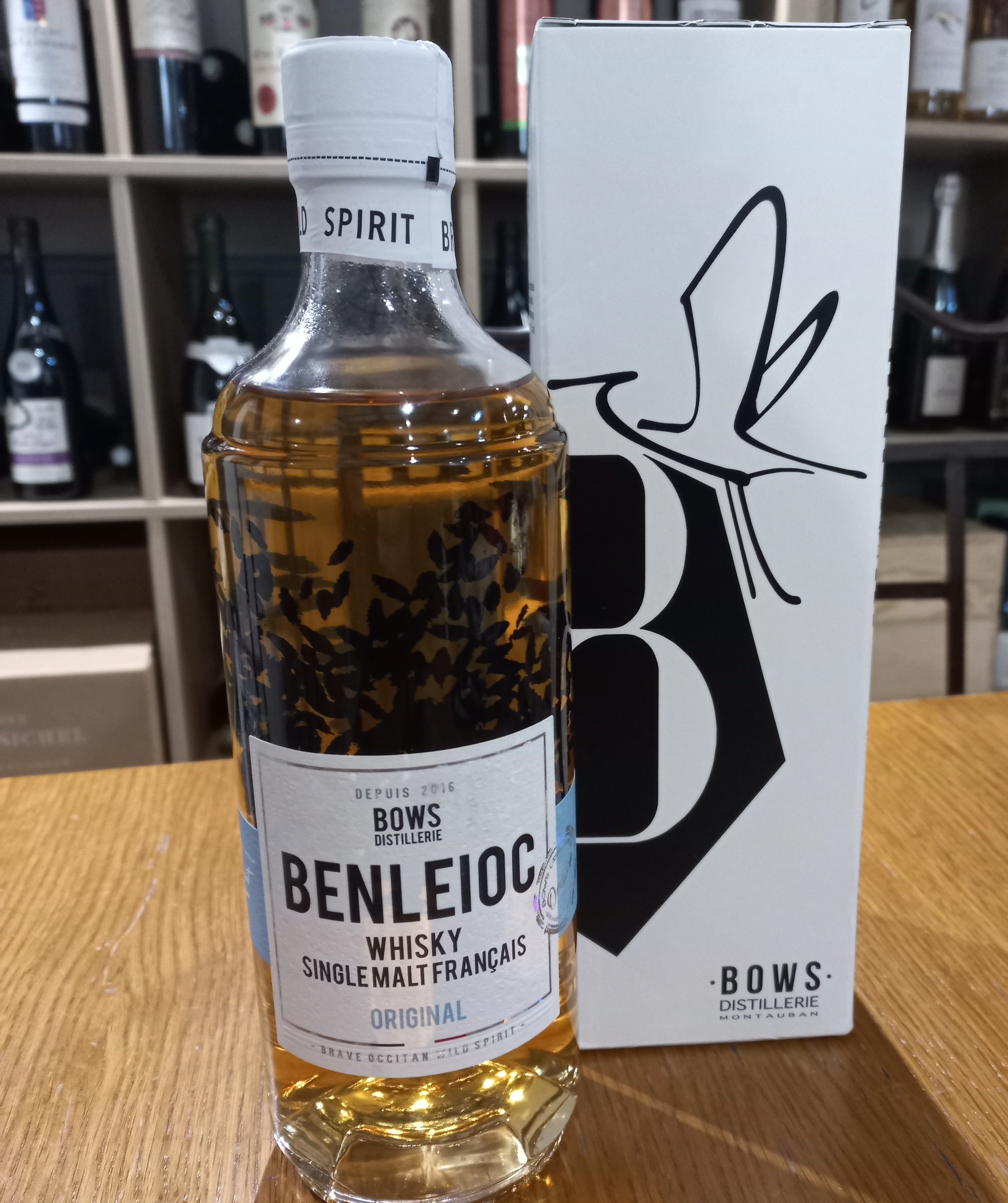 Distillerie Bows. Whisky Benleioc