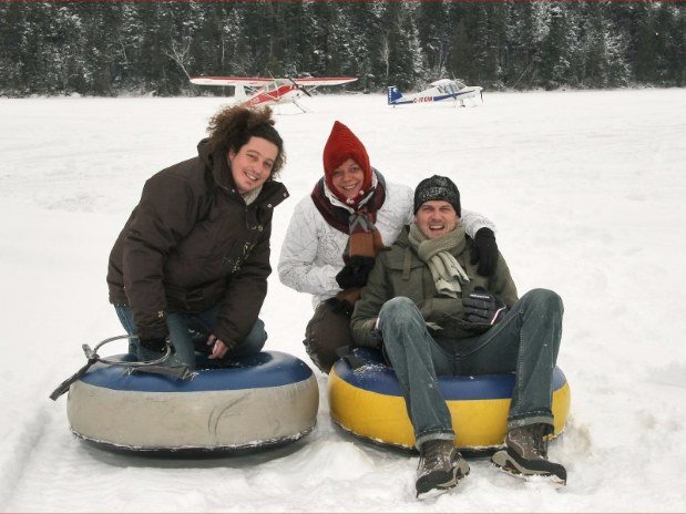 Pourvoirie du lac blanc saint alexis des monts equipements hivernaux