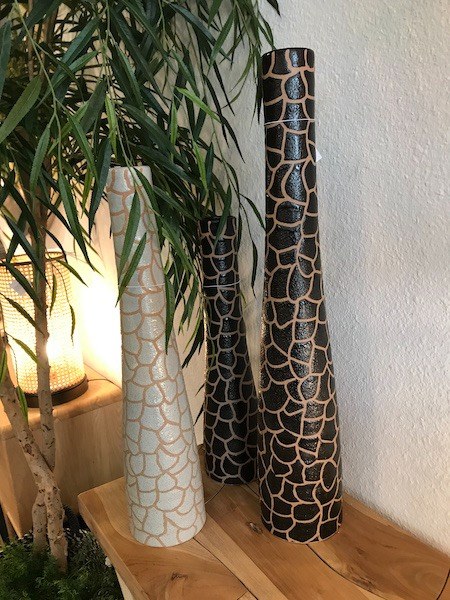 vase girafe XL ambiance