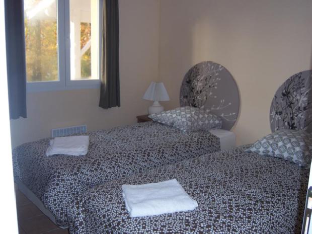 twin room Etang Vallier Resort Brossac Charente