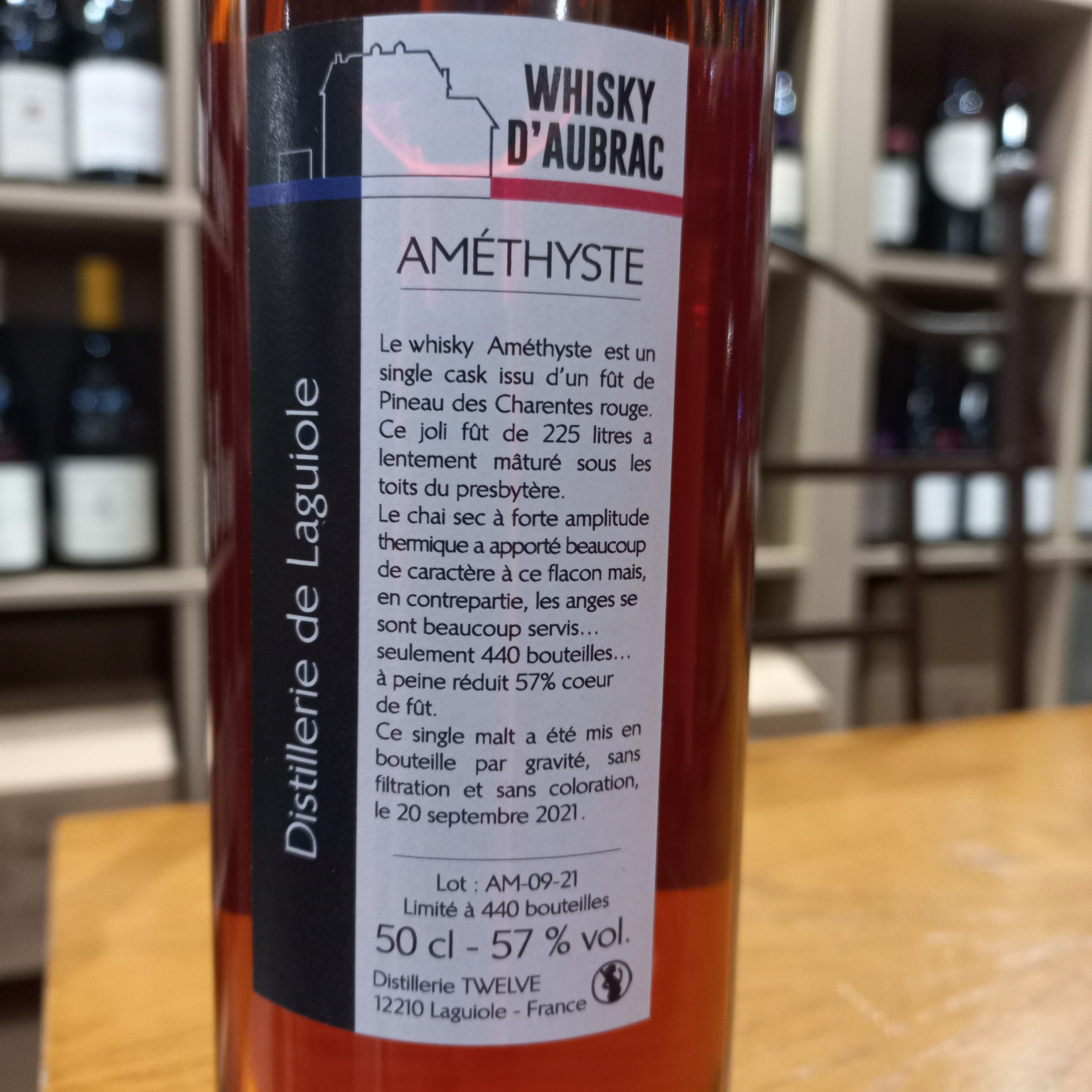 Distillerie Twelve. Whisky Améthyste