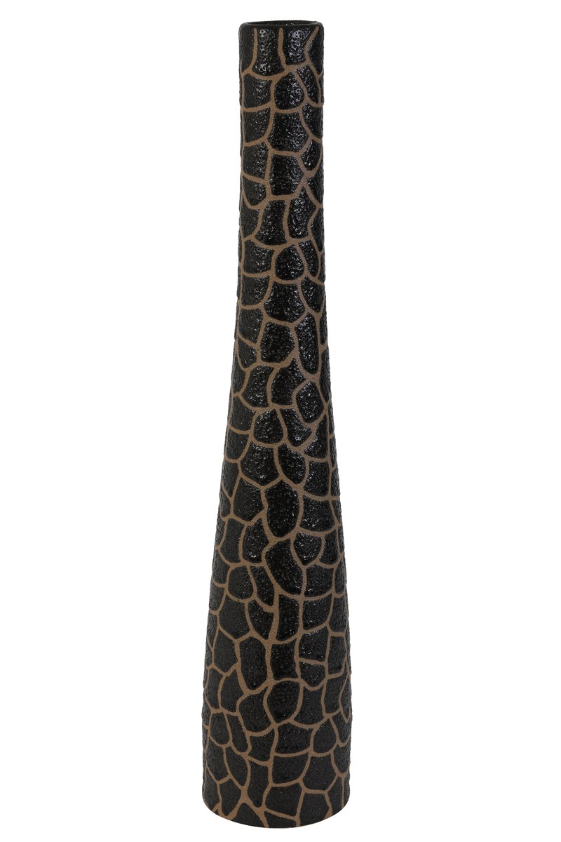 vase girafe noir XL