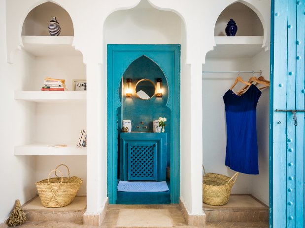 accès alle d'eau riad chamali medina marrakech maroc