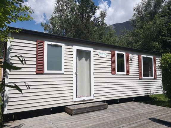 Mobil-home camping familial montagne Alpes d'Huez