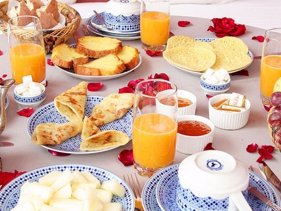 breakfast riad chamali - hotel - marrakech - morocco