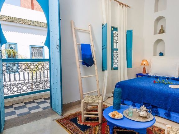 accès chambre riad chamali medina marrakech maroc