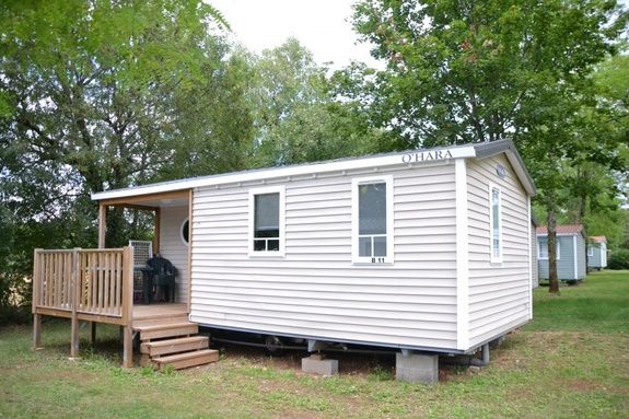 mobil-home camping rocamadour Lot piscine chauffée padirac
