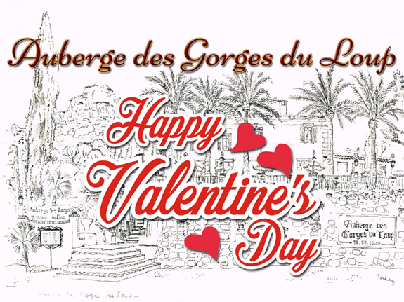 Valentine's Day at the Auberge des Gorges du Loup
