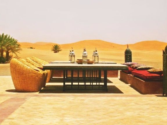 terrasse hotel kanz erremal Maroc