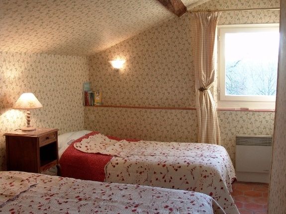 Chambre 2 lits-chambres d'hôtes de charme-perigord-villereal-monflanquin