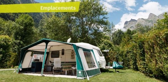 emplacement grand confort camping Alpes d'Huez piscine montagne Isère